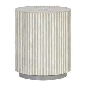 Tabouret d'appoint moderne en MDF avec incrustation en résine LODI IMPEX RS-01 de qualité supérieure, design artisanal, imperméable, écologique, décoration intérieure - Product Image 2