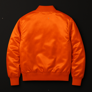 Veste en satin personnalisée en gros pour hommes et femmes |   Blouson bomber de coach universitaire avec logo brodé |   Fabricant OEM ODM - Product Image 2