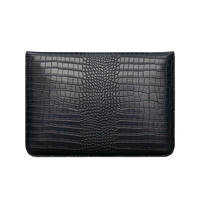 Sac à bandoulière pour ordinateur portable en cuir croco de luxe, de qualité supérieure, avec logo personnalisé, couleurs personnalisées, léger