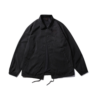 Liberaiders Reversible <b>Coach</b> Jacket High Woven Water Proof Zippered Closure Hooded Streetwear for Autumn XS Single Pattern - Product Image 3