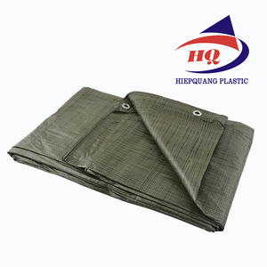 Bâche en tissu PE HQ HQVN78 bleue unie, tissée, imperméable, anti-UV, écologique, coupe-vent, poids moyen, pour usage extérieur, pliable - Product Image 2