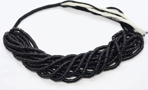 Perles Heishi en Spinelle Noire Naturelle de 16 Pouces, Perles de Pierre Précieuse en Spinelle Noire en Forme de Pneu, Prix de Gros en Vrac pour la Fabrication de Bijoux - Product Image 5