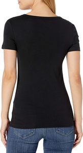 Women's Casual Summer T Shirt Lightweight Soft Cotton Breathable Short Sleeve Round Neck Fashion <b>Top</b> Custom Logo Private Label - Product Image 5