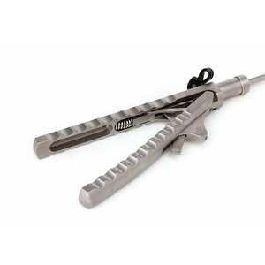 Portaagujas laparoscópico recto tipo V de 5 mm x 330 mm, instrumentos quirúrgicos laparoscópicos, kit de acero inoxidable TC - Product Image 6