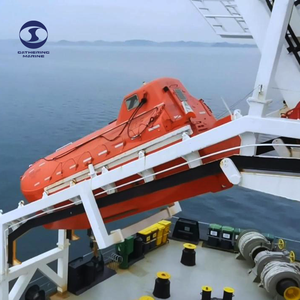 Certificado de Homologação CE para Barco de Resgate e Salva-Vidas de Fibra de Vidro (FRP) para 6 Pessoas e Barco de Resgate de Queda Livre para 16 Pessoas com Guindaste (<span class=keywords><strong>Davit</strong></span>) - Product Image 2