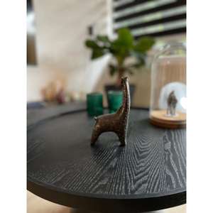 Escultura de Jirafa de Bronce, Artesanía en Metal, Decoración de Mesa para Sala de Estar, Adorno de Jirafa Antigua, Decoración del Hogar - Product Image 3