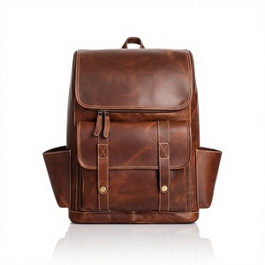 Mochilas de Cuero Personalizadas para Portátil, Mochila de Viaje Impermeable para Negocios, Gran Capacidad, Bolsas Más Vendidas al por Mayor para Unisex - Product Image 1