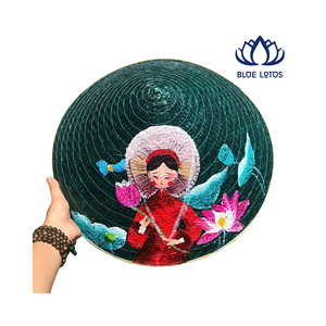 Chapeau conique en gourde sculpté à la main, best-seller unique |   Artisanat écologique vietnamien fait main pour souvenirs culturels - Product Image 1