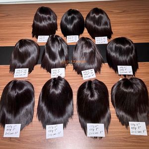 Prêt à Expédier 8 pouces Bob Perruques Cheveux Humains En Gros Os Droite Perruques de Cheveux Humains Soyeux Droite Cheveux Vietnamiens Bruts - Product Image 3