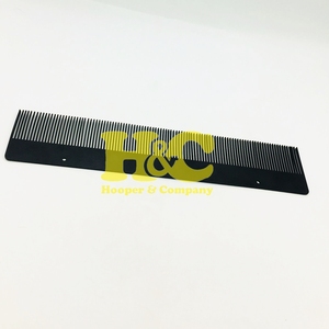 HOOPER and COMPANY HAC-HAWS-8 Nuevo Soporte para Pelucas de Acero Inoxidable Negro Mate Resistente y Duradero con Logotipo Personalizado - Product Image 2