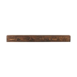 84\" X 8\" X 6\" 50 Lbs Capacity Natural Wood Fireplace Mantel <b>Wall</b> Mounted <b>Floating</b> Farmhouse Style Display <b>Shelf</b> - Product Image 1