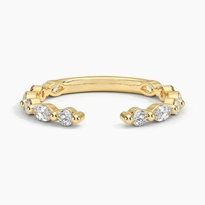 RATAN JEWELS Luxury Lab Grown Diamond <b>Ring</b> 14K Gold Round Brilliant Cut Diamond Jewelry Women Wedding Anniversary - Product Image 2