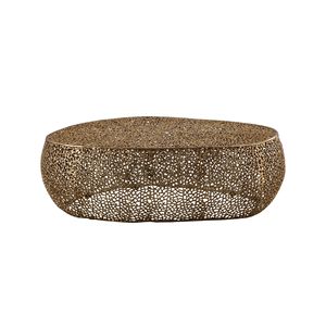 Tavolino da Caffè Ovale in Oro T3601 50 - Product Image 2