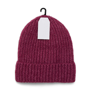Bonnet unisexe gris ajustable tendance 2026, 100 % acrylique tricoté, couleur unie, décontracté, pour l'hiver, pour adultes, 56-58 cm - Product Image 4