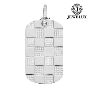 Best Quality Jewelux Gold Plated 925 Silver Freshwater Pearl Charms Hip Hop Jewelry IGI Certified Cross Design Anniversary - Product Image 1