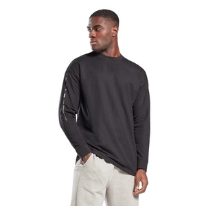 Camiseta Deportiva de Manga Larga OEM, 95% Poliéster, 5% Algodón, Spandex, Ropa de Gimnasio, Compresión, Estilo Muscle Shark, para Hombre - Product Image 1