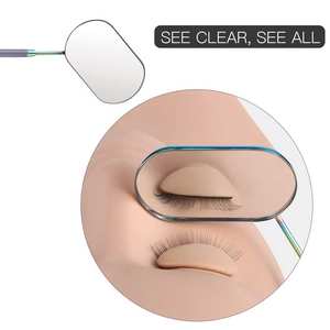 Espejo Cosmético Femenino para Pestañas con Luz, Aumento 3X, Plegable, de Escritorio, para Uso en Salones de Belleza - Product Image 2