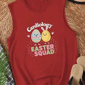 Huevos de Pascua con texto CARDIOLOGÍA Chaleco casual para mujer - Product Image 2