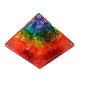 Pirámide de Orgonita Tallada a Mano, Piedras Curativas de Cristal, Estilo Feng Shui, Protección EMF, Reiki, Equilibrio de Chakras, Para Decoración - Product Image 3
