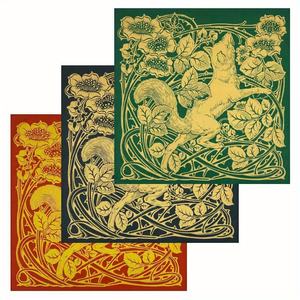 Pañuelos de Seda Cuadrados con Logotipo Personalizado, Pañuelos de Seda Estampados con Puntos, Cuadros y Diseños Sólidos, Venta al Por Mayor - Product Image 4