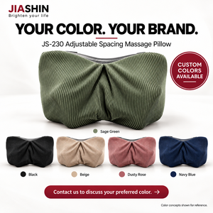 Almohada de Masaje Inalámbrica JIASHIN JS-230 con Color Personalizado, Espaciado Ajustable, Motor sin Escobillas, Carga USB-C e Inalámbrica - Product Image 6