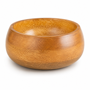 Bol à salade en bois de manguier fait main de qualité supérieure avec finition alimentaire, bol de service en bois naturel pour la cuisine, la salle à manger, les fruits et le mélange de salades - Product Image 1