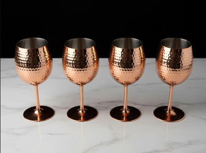 Elegant Look Metal Wine <b>Goblet</b> Engraved Design Bronze Metal Chalice Best Quality Vintage Design <b>Goblets</b> at Reasonable Price - Product Image 5