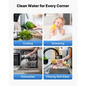 Sistema di Filtrazione Acqua per Tutta la Casa a 3 Stadi 4.5\" X 20\" KDF Rimozione Metalli Pesanti Modello D0100XU6DWG - Product Image 6
