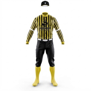 Maillot de baseball professionnel à boutons, uniforme d'équipe respirant en maille, avec nom, numéro et logo brodés, pour clubs de baseball - Product Image 6