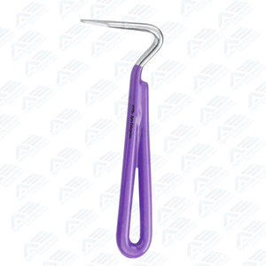 Herramienta de Aseo para Caballos, Limpiador de Pezuñas Antideslizante de Acero Inoxidable, Instrumento Veterinario para Pezuñas de Caballo - Product Image 3