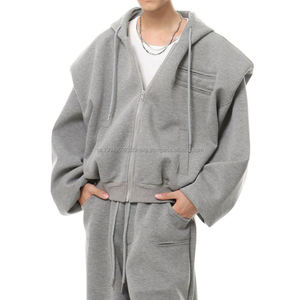 Sudadera con Capucha de Felpa Francesa con Cierre para Hombre, Ligera, Transpirable, para Gimnasio y Entrenamiento, Fabricante de Sudaderas Personalizadas - Product Image 2