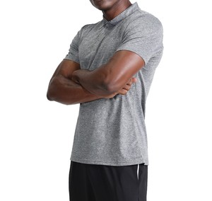 Polo de Manga Corta Blanco para Hombre, Algodón Oxford, Casual, Transpirable, Corte Regular, Diseño con Botones, Color Sólido, Estilo Tejido - Product Image 6