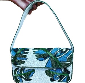 Sac de rangement en perles de rocaille à motif animalier, sac à bandoulière brodé motif chien, pochette de soirée perlée à porter en bandoulière - Product Image 4