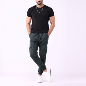 Men's Casual Sport Joggers Plus Size Custom Logo Cargo Pants Lightweight High Low Waist Street Style Outdoor Wear-Wholesale - Product Image 6