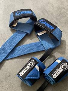 Ensemble de bandes de maintien pour poignets en néoprène et élastiques et de sangles de musculation en forme de 8 pour l'entraînement en salle de sport antidérapant - Product Image 3