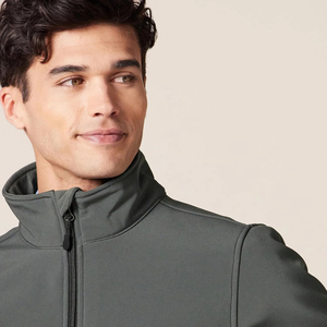 Modern Design <b>Men</b> Softshell <b>Jacket</b> Polyester Material Plain Dyed Knitted Weaving Method Comfortable Fit <b>Men</b> Softshell <b>Jacket</b> - Product Image 5