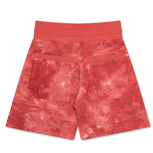 Shorts cyclistes taille haute pour hommes, sur mesure, en coton et maille, écologiques, tie-dye uni, collection été 2026 – Vente en gros - Product Image 3
