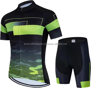 Ensembles de cyclisme pour hommes les plus vendus, personnalisés, imprimés par transfert thermique, écologiques, respirants, à séchage rapide, coupe-vent de haute qualité 140g OEM - Product Image 6