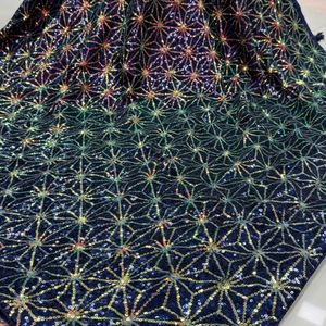 Sari de Bollywood de alta calidad con trabajo elaborado de lentejuelas dobles y blusa de seda de morera, precio mayorista de Royal Export - Product Image 5