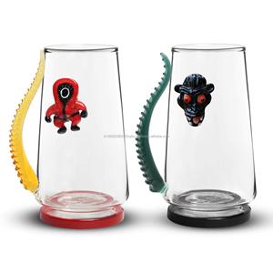Vidrio de borosilicato artístico de 380Ml, aguanieve de brandy, soplado a mano, experiencia única para beber, vidrio de jugo largo, diseño característico - Product Image 1