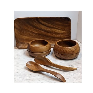 Tazón para Servir de Madera de Acacia Premium ARTISAN LIVING CREATION, Diseño Moderno y Lujoso, Ecológico, para Exhibir Frutas y Presentar Ensaladas - Product Image 1