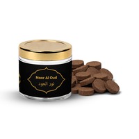 Bakhoor naturel de Dubaï, encens oriental arabe, copeaux de bois d'agar, disques d'encens, aromathérapie, longue durée, étiquette personnalisée, prix d'usine