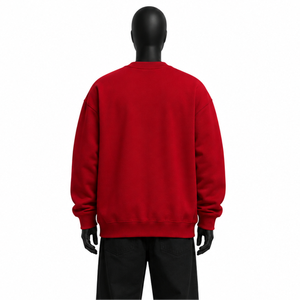 Sweat-shirt surdimensionné en coton épais avec logo personnalisé, motif araignée, col rond, style streetwear, Y2K, hip-hop, gothique, unisexe, pull-over pour homme - Product Image 2