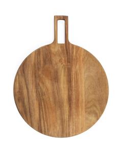 Tabla de Cortar de Madera de Acacia, Diseño Ovalado Tipo Paleta, Gruesa y Duradera, Segura para Cuchillos, Ideal para Cortar, Servir y Uso en la Cocina - Product Image 3