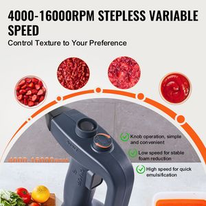 Frullatore a Immersione Commerciale da 350W con Lama in Acciaio Inox da 20 Pollici, Mixer Manuale Professionale con 20 Velocità Variabili - Product Image 3
