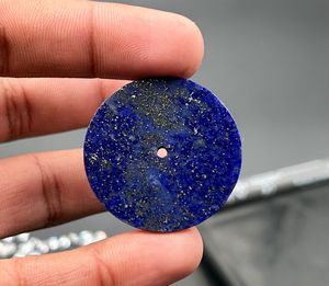 Esfera de Reloj de Lapislázuli Azul Natural de A K Gems, 31.50 mm, Redonda, Pulida por un Lado, Modelo ETH-1004 de Rajasthan - Product Image 5