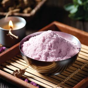 Sal de Baño Mineral del Himalaya Rosa Natural Tallada, Moderna, Ecológica, Relajante, Terapéutica, Aromática, Desintoxicante para la Piel - Product Image 1