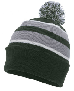 Nuevo Modelo de Gorro de Punto Unisex a Rayas con Pompón, 100% Acrílico, Gorro de Invierno para Adultos, Uso Casual al Aire Libre 2026 - Product Image 3