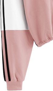 Sudadera con Capucha Corta de Alta Calidad para Mujer, Manga Larga, Suave, con Bloques de Color, Sudadera con Capucha Corta para Invierno - Product Image 5