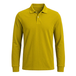 Polo personalizado para hombre, manga corta, tejido sólido y transpirable, logotipo bordado en la parte delantera, 100% algodón. - Product Image 4